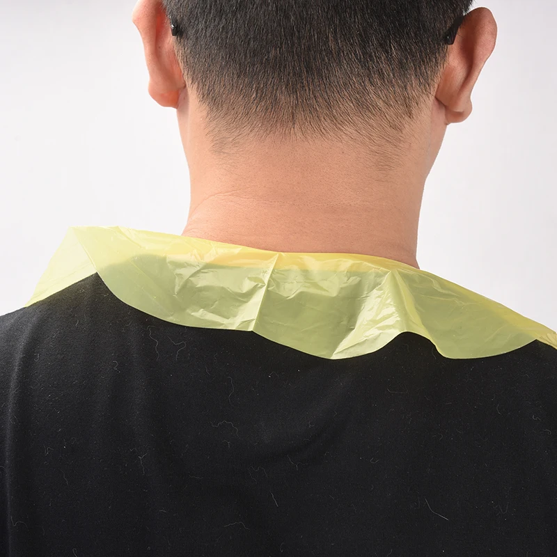 Disposable apron Children adult elderly apron waterproof anti-oil eating plastic transparent extended bib