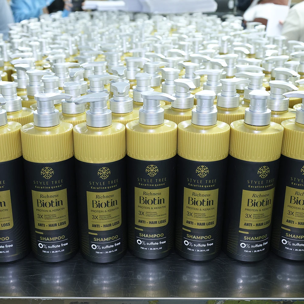 3X Hair Treatment Shampoo 750ml Anti Hair Loss Shampoo Repairing Shampoo for Damaged Hair