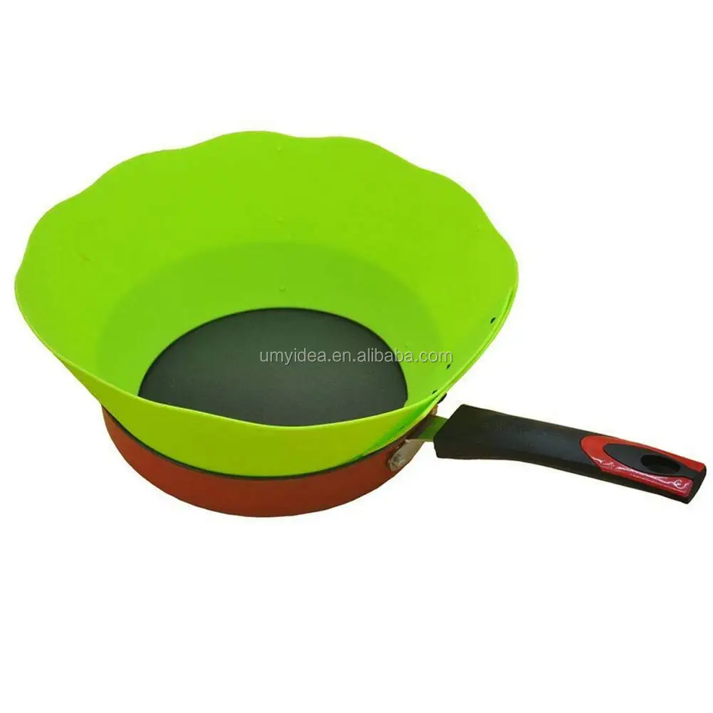 New Adjustable Silicone Oil Splash-Proof Pan Splash Guard Ultimate Splatter Guard Protection for Frying Pan Pot