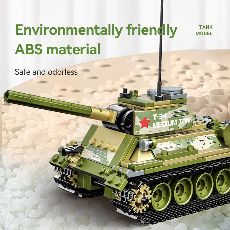 New Arrivals WW2 Russia Series Model Bricks Toys Tank Building Blocks Sets