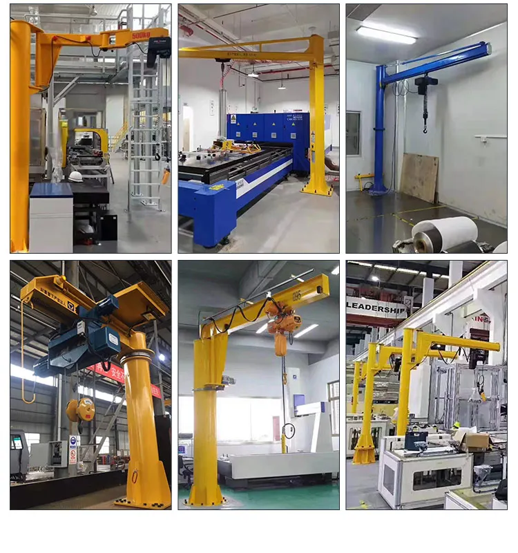 Cantilever crane customized electric manual can be matched with electric hoist for factory cargo handling