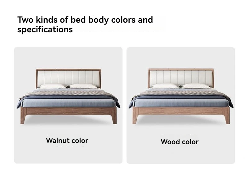 2024 YOUTAI Modern Solid Wood Frame Bed Wooden king Queen Size Customized Beds with Bedside Table Bedroom Home Furniture Set