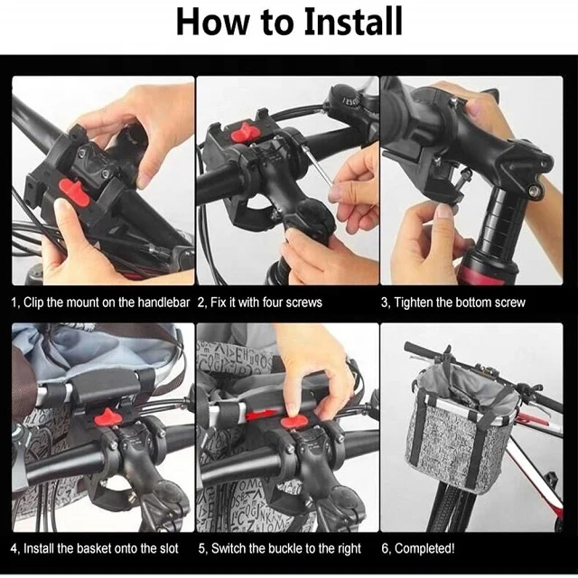  Складная маленькая переноска для домашних животных кошек/собак передняя велосипедная корзина быстросъемная легкая установка сумка горный велосипед