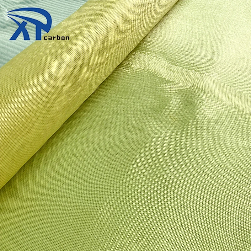 High strength kevlar fireproof fabric para Aramid Material Fabric Ud Aramid Fiber Fabric 200D60g