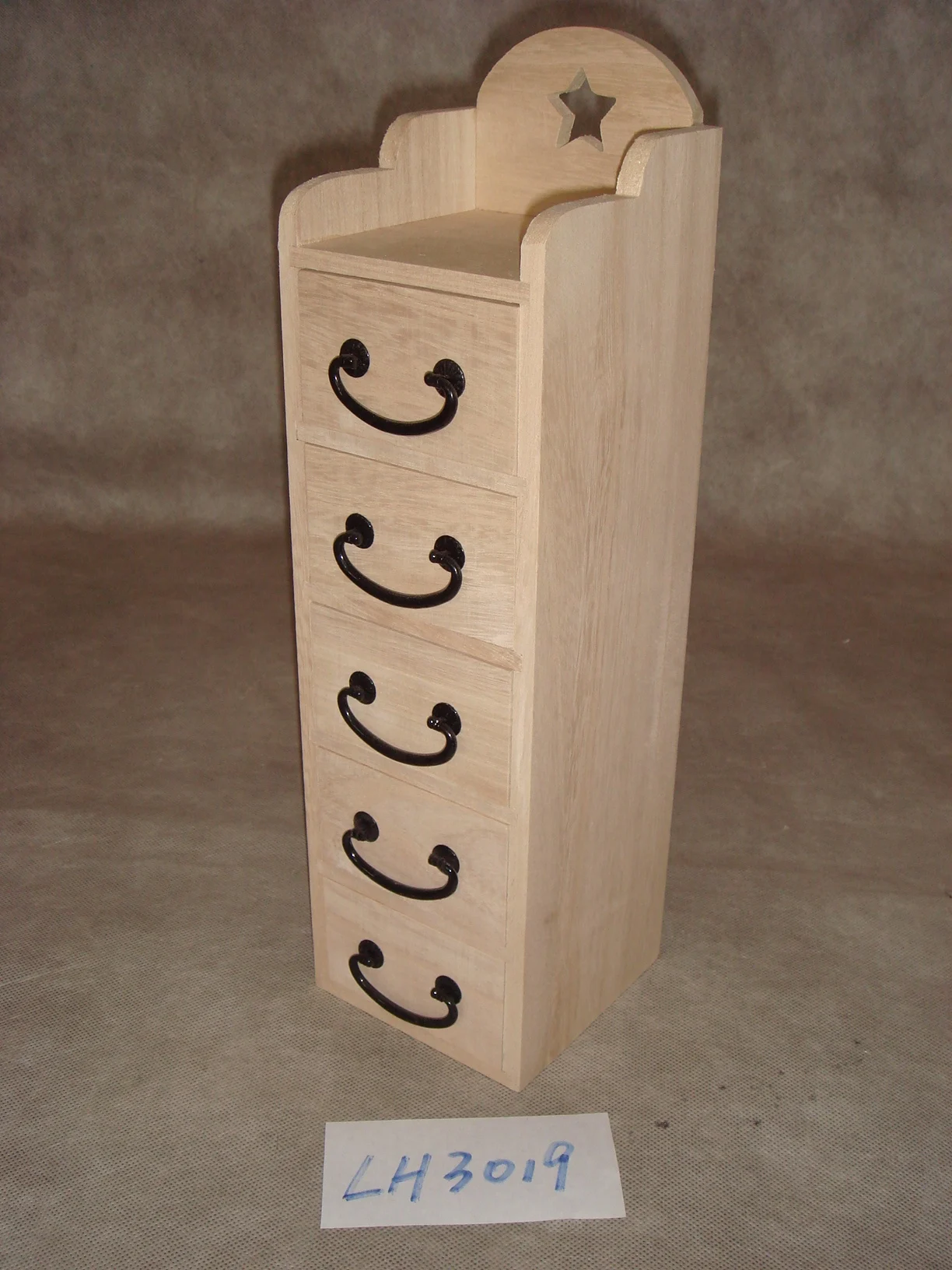 Home Decorative Furniture Living Room Solid Wood Oak Sideboard Modern Cabinet with 3 Adjustable Drawers