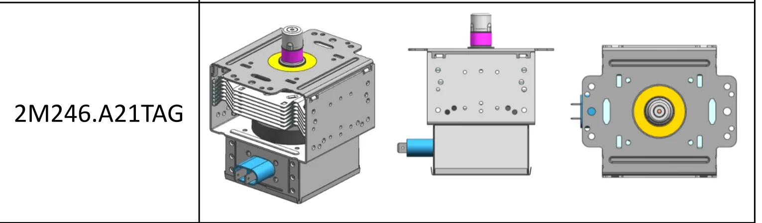 LG 2m246-21tag microwave oven magnetron 1 kw air-cooled microwave generator