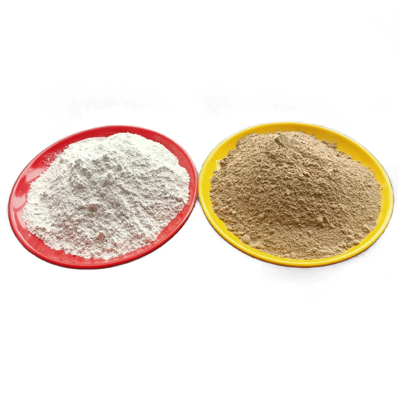 White Yellow Calcium Bentonite Clay Montmorillonite Clay For Drilling Slurry Briquet Manufacturing