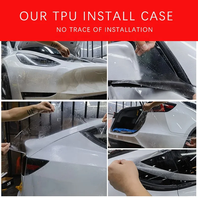 Pet Auto Paint Protective Film 7.5mil Ppf Auto Color Changing Film Self-Healing Color Body Anti-Scratch Auto Film