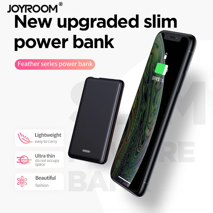 
joyroom thinnest mini mobile power bank 5000mah slim 