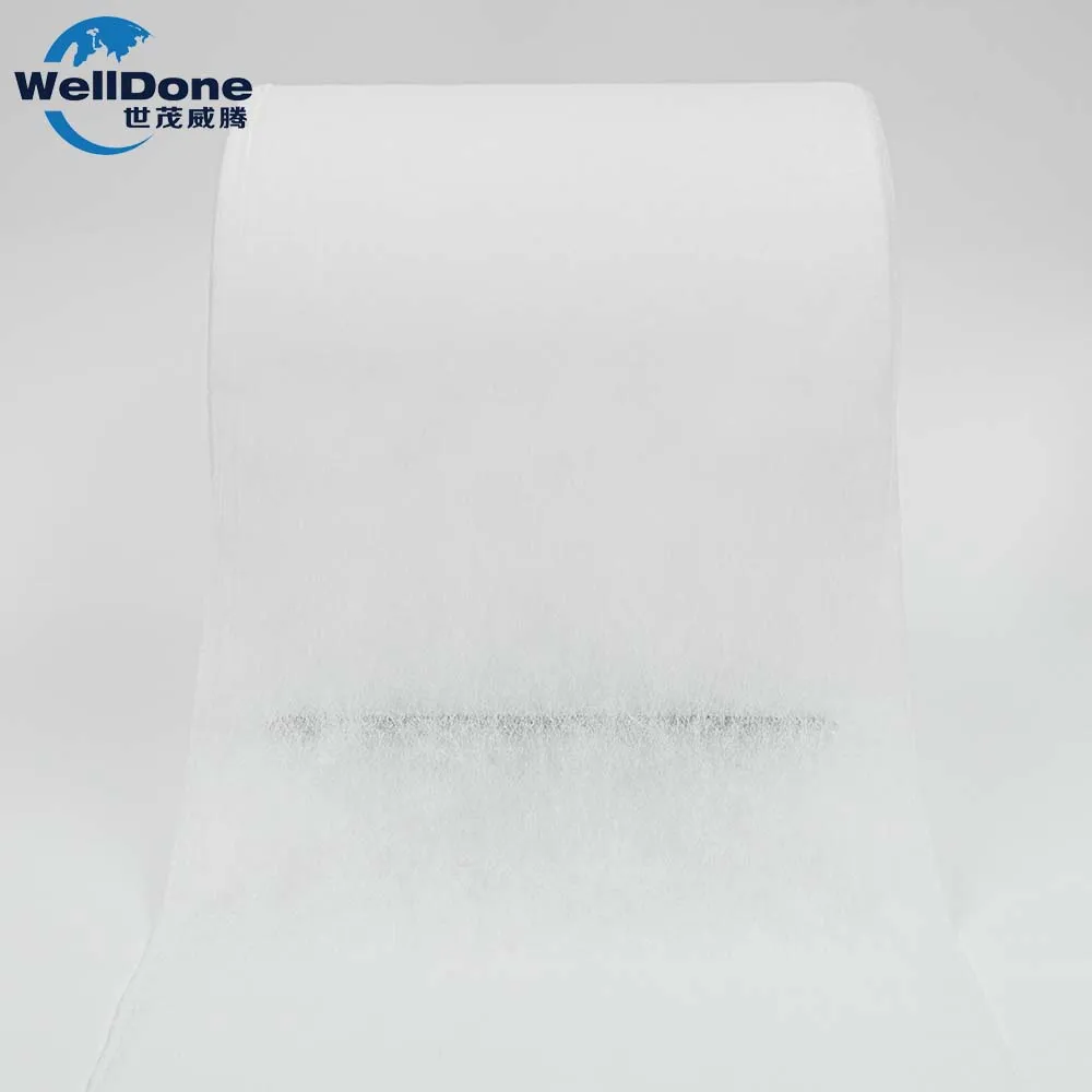 Заводская цена 100% PP SS белая гигиеническая салфетка спанбонд нетканый материал полипропиленовая ткань