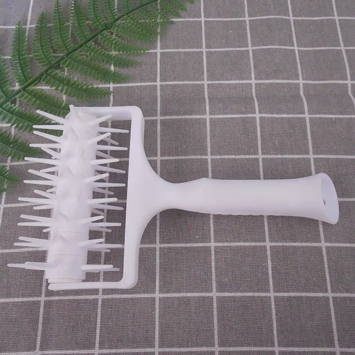 UJ-RP016  Durable Plastic Dough Docker Roller for Pizza Cake Pie Cookie  Baking Tool