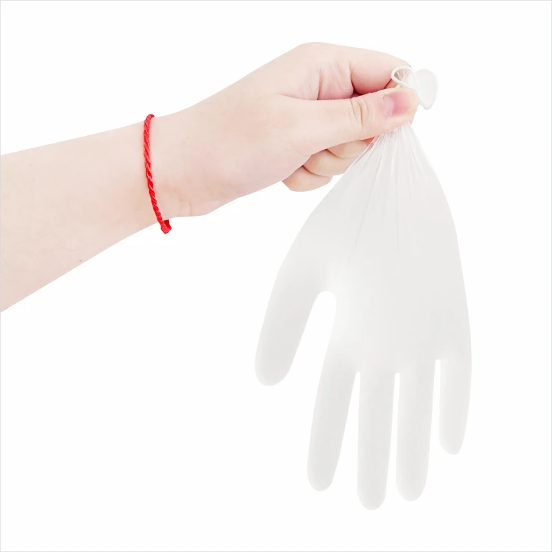 Vinyl  Gloves PVC Gloves Clear Free Powder 100pcs Box for Car Body Cleaning Automotive Beauty High Quality Flexible Cleanly