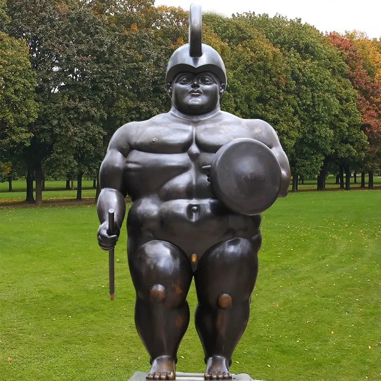 classical design life size copper metal Knight sculpture horse bronze statue