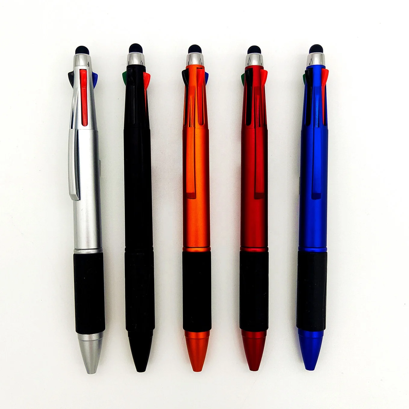 Stylus 4 color ballpoint pen in one 4 in 1 tablet colored stylus pen multicolor 4 colour ink  ball pen