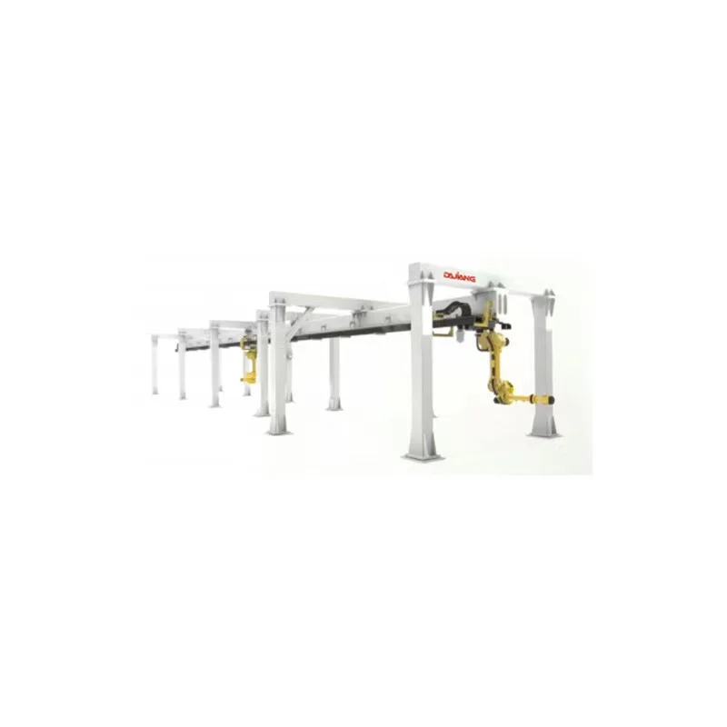Sheet metal glass gantry truss robotic arm handling palletizing CNC automatic loading and unloading robot module system