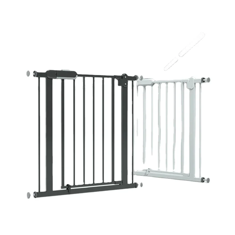 Wholesale Metal Children Protection Door Stairs Baby Gates Retractable Baby Safety Security Gate For Stairs