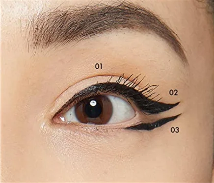 Liquid Adhesive Eyeliner Cruelty Free Cosmetics Smudge-proof High pigmented Liquid Eye Liner Makeup