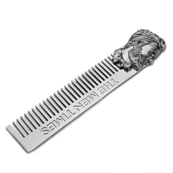 Individuality beard zinc alloy comb beard shaping tool for man