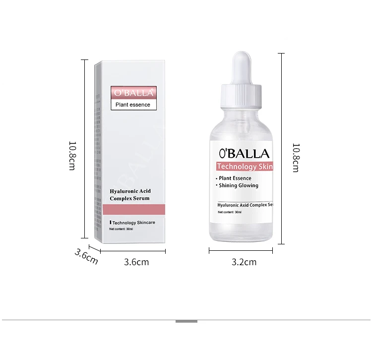 
High Quality Facial Hydration Moisturizing Moisturizer Sodium Hyaluronate Solution Face Serum 