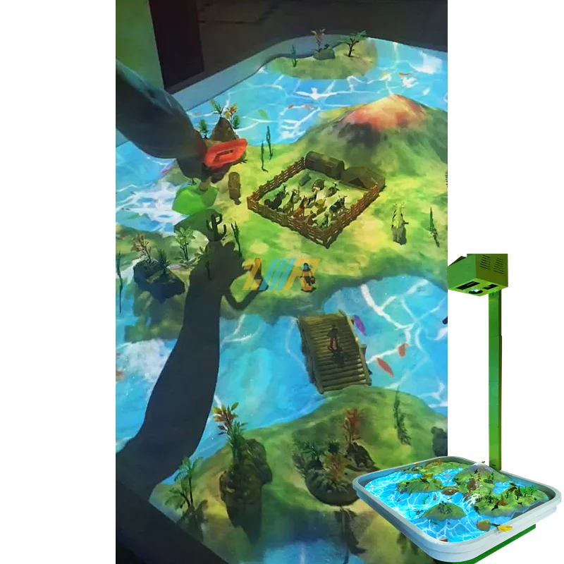 Интерактивная песочница проекционный захватывающий проектор 5 тематических игр интерактивный голограммный 3D-проектор