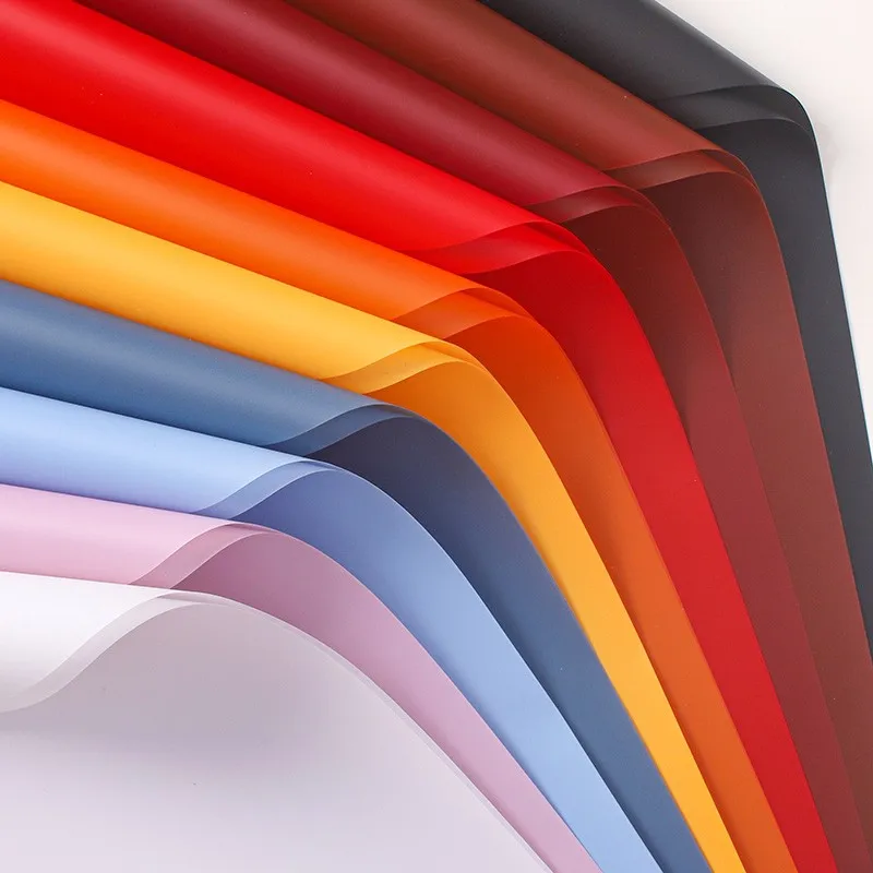 Custom Luxury Waterproof Korean Flower Wrapping Paper Roll Rose Bouquet Wrapping Paper