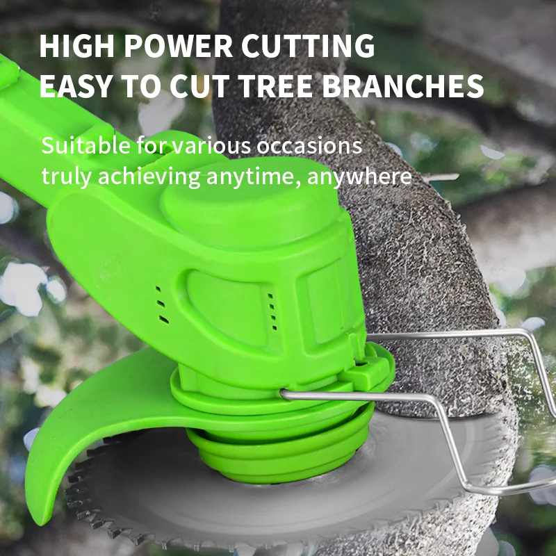 24V 48V 96V 150W 200W 300W Electric Cordless Cutter Household Weeder Handheld Lithium Electric Home Lawn Mower with Battery