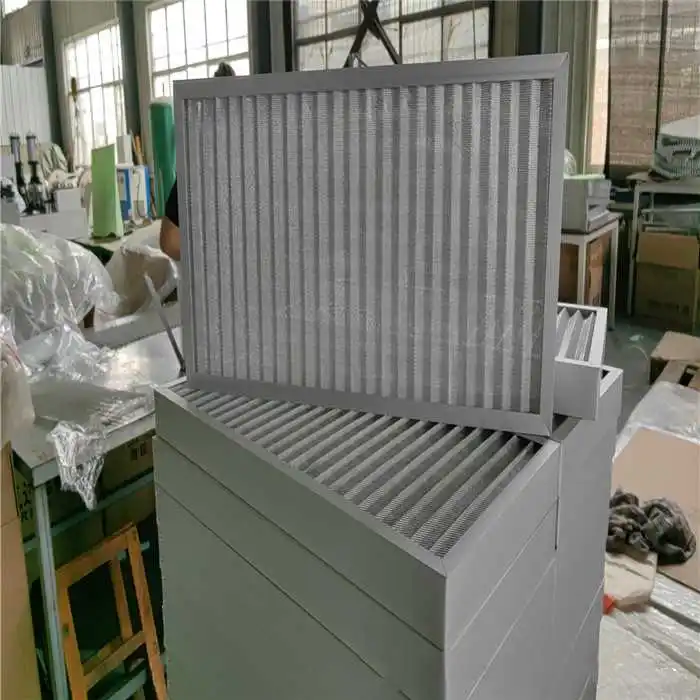 Medium Efficiency Plate Type Partition Filter New Construction Panel Air Filter for Manufacturing Plant Industries