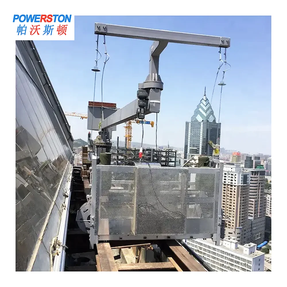 Hot Selling High Rise Building Maintenance Equipment Electric Construction Platform Bmu For Facade Window Cleaning