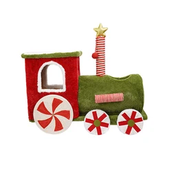 Top Selling Christmas Train Cat Tree Cat Climbing Frame High Quality Rabbit Hair Cat Climbing Frame