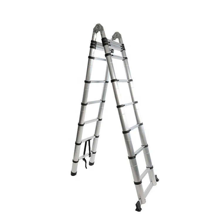 Aluminum Articulated ladder telescopic multifunctional Folding ladder double sided Telescopic ladder for home