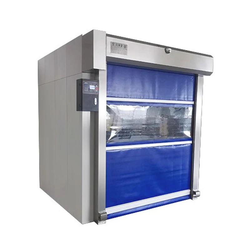 Superior Quality Stainless Steel Fast Rolling Door Cargo Air Shower For Clean Room