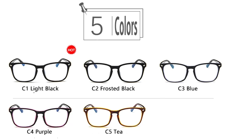  Высококачественные корейские трендовые оптические очки в стиле ретро с защитой от синего света