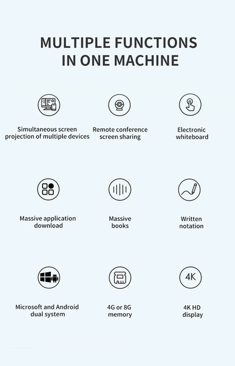 wireless control interactive white board smart board interactive whiteboard prices for video conference