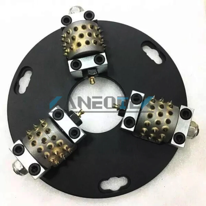 KANEOTEK Tungsten Carbide Bush Hammer Tip Roller Wheels Floor Grinder For Scratching Granite Limestone Stone Concrete