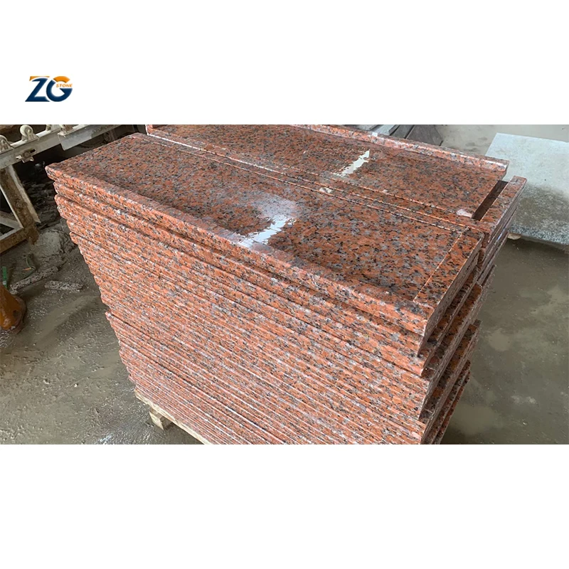 ZGSTONE Factory Customized Size Natural Stone G602 Grey Granite Stone Slab Kitchen Countertop Table Island Top