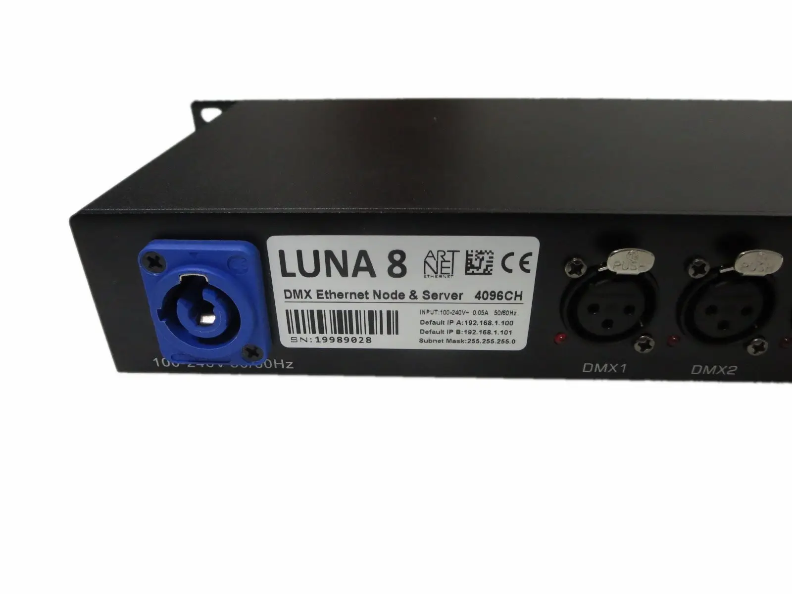 Luna 8 ArtNet DMX512 Ethernet Light Controller 4096 Channels
