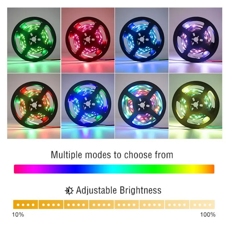 BRIGHT Individually Addressable Led Strip 12V SPI Dream Color LED Strip RGB RGBW LED tape