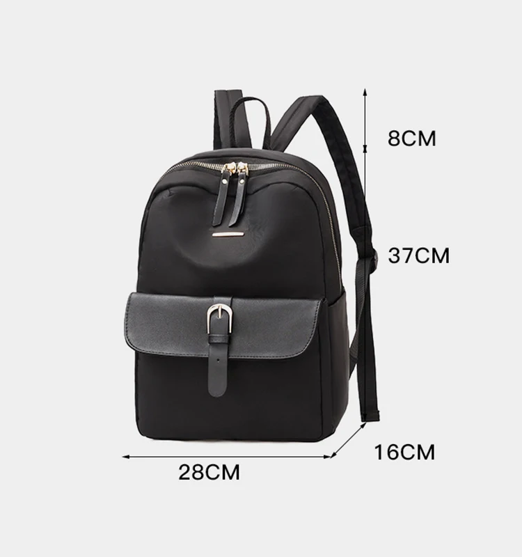 Factory Wholesale women designer nylon waterproof laptop backpack leisure school travelling college backpacks
