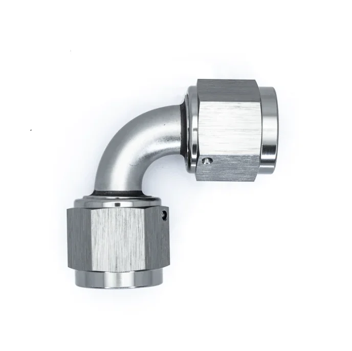 Female to Female Union Fitting Adapter Stainless Steel Swivel Coupler 45Deg 90Deg #6 #8 #10 #12