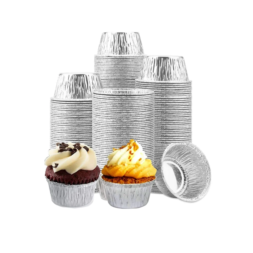 Aluminum Foil Cup Cake Bowl Pans  Cup 8011 Disposable Food Grade  Aluminum Foil Container