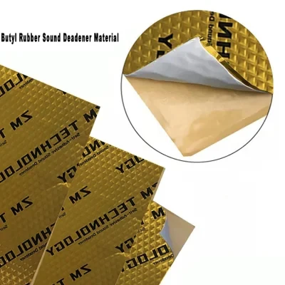 Keyrone 2.5mm Car Sound Deadening Underlay Damping Butyl Rubber Sheet Sound Insulation Tape