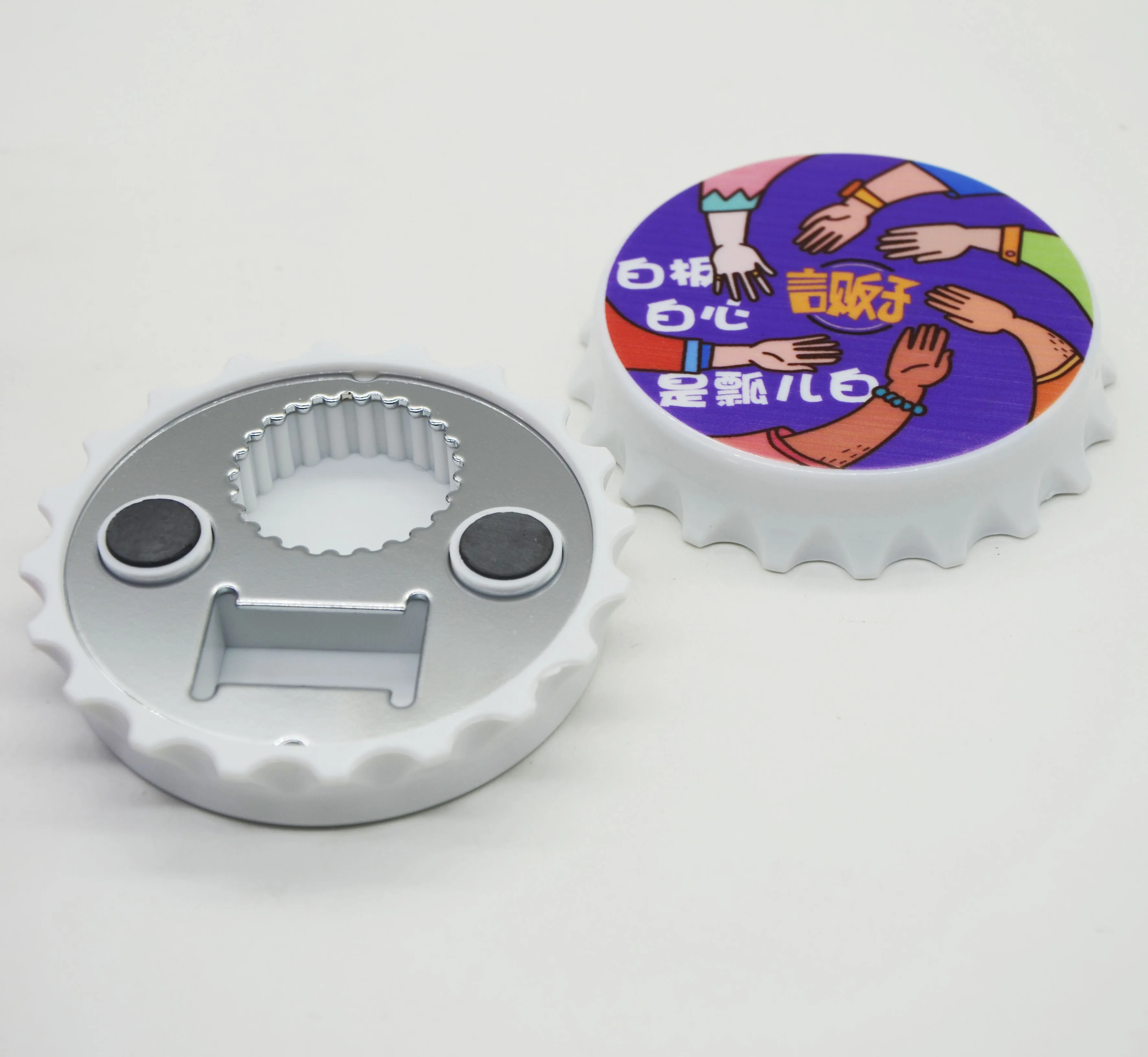 Fashion Multipurpose Bottle Opener 58Mm Round Metal Beer Bottle Opener