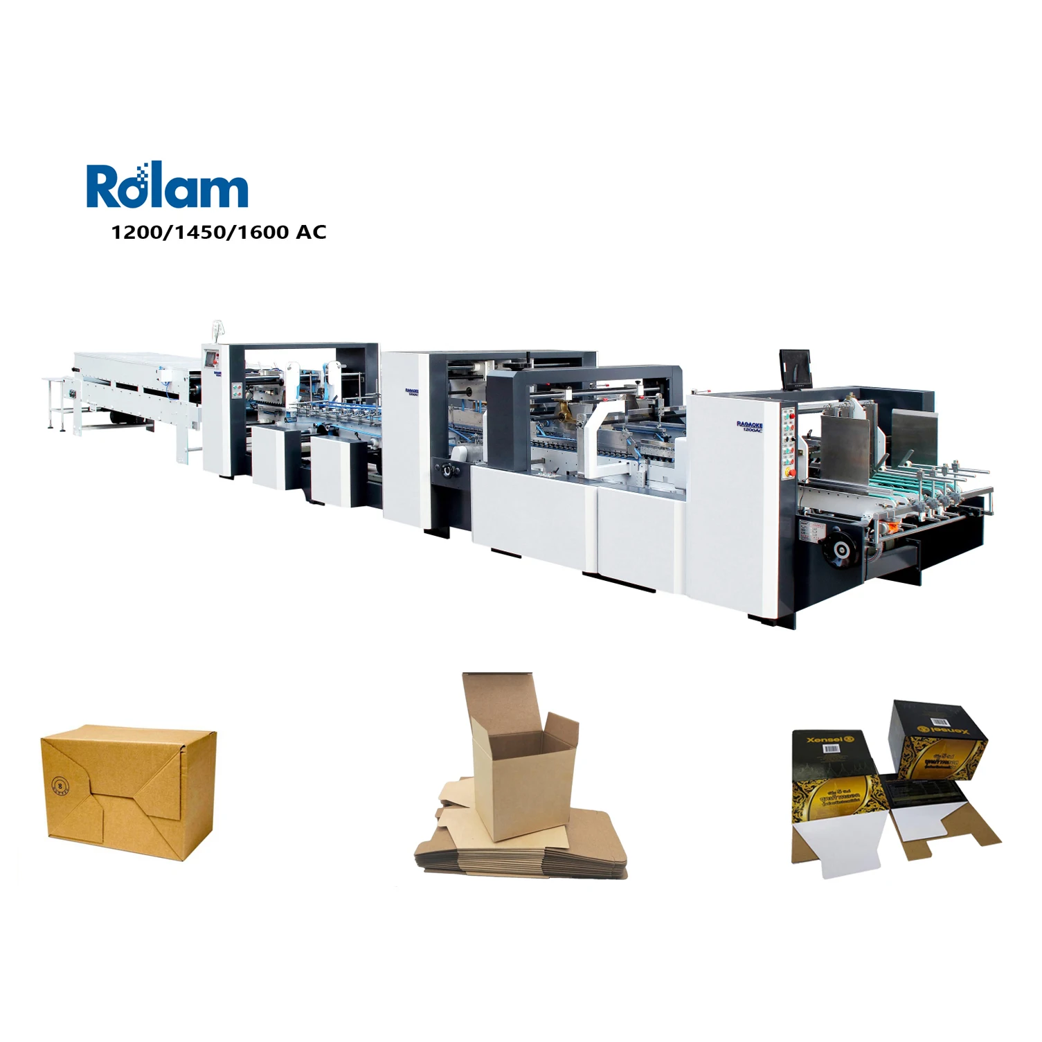Factory Price CE ISO Automatic Folding Crton Folder Gluer Packaging Box Gluing Machine