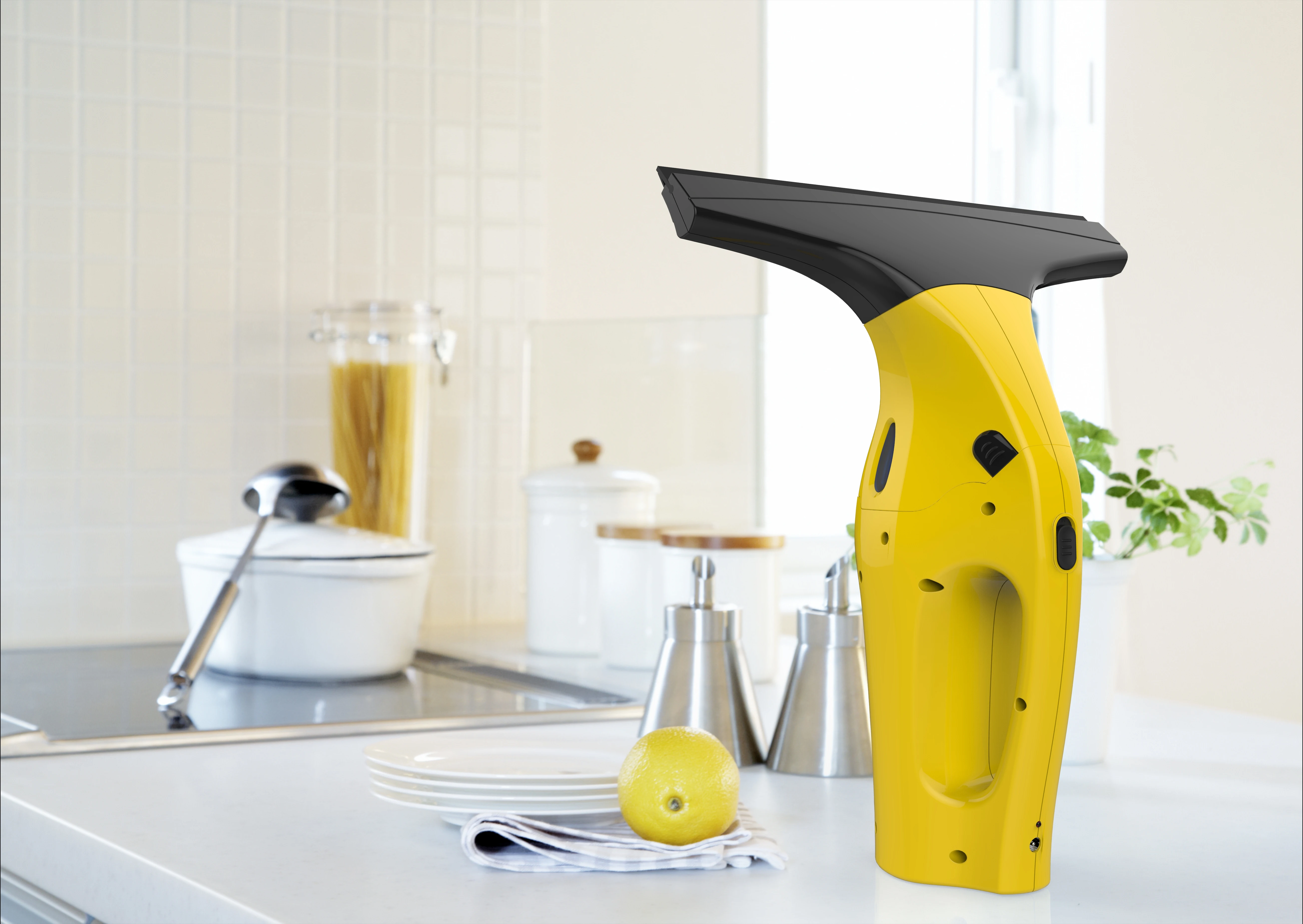 Electric vacuum cleaner hot sale car and home cordless window electric glass cleaner 3.7V 12W