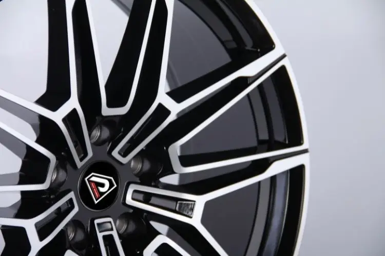 WHEELSHOME REP 7106 New M4 19inch rims Multi-V shape spokes Gunmetal Machined Face Alloy wheels