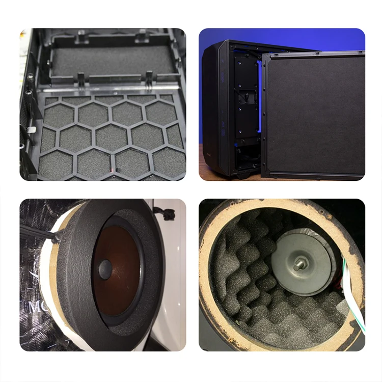 China factory OEM sound insulation material sound absorption and noise reduction asphalt damping mat for speakers