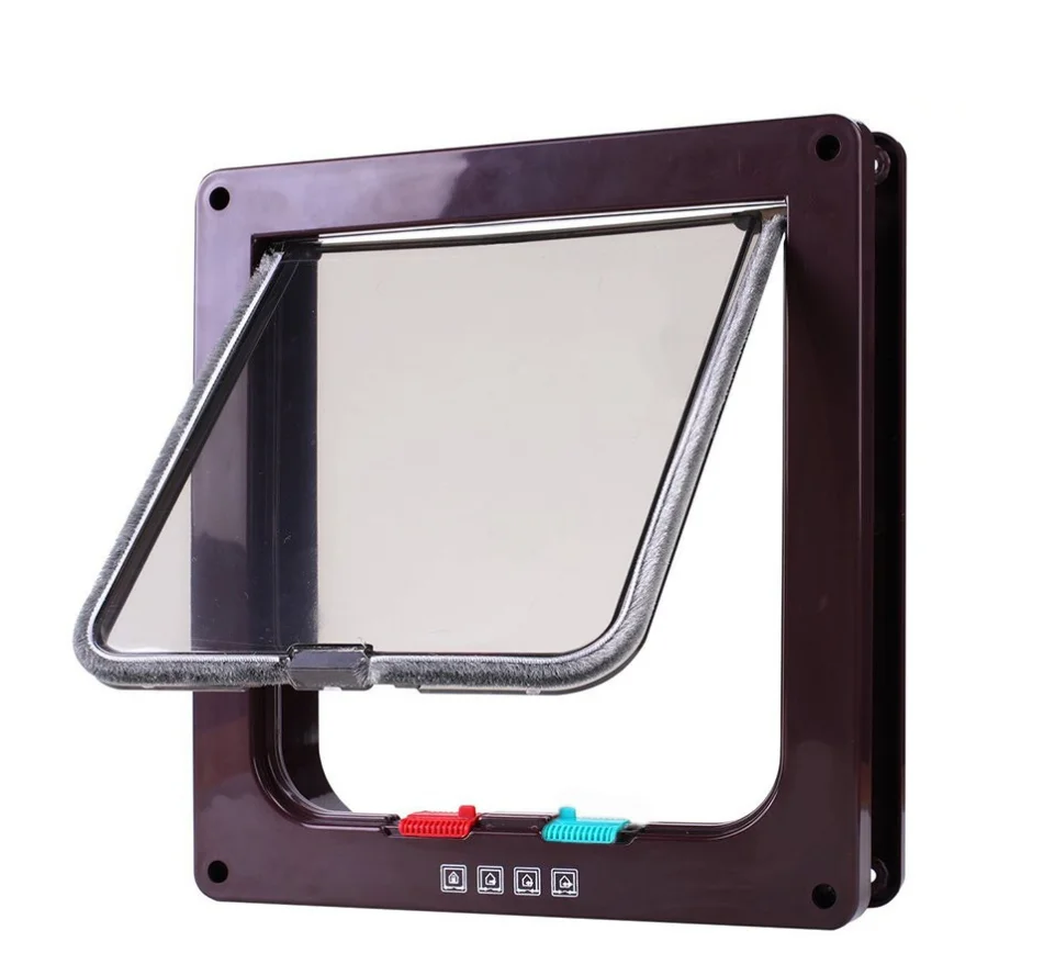 Europe Hot Sale pet furniture Automatic Magnetic Pet Cat Door Dog Door Sliding Door