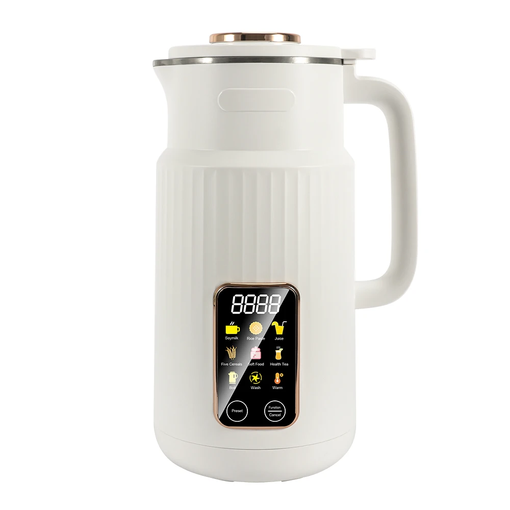 Soya milk making machine automatic plant based milk maker LCD display soy milk machine cooking blender