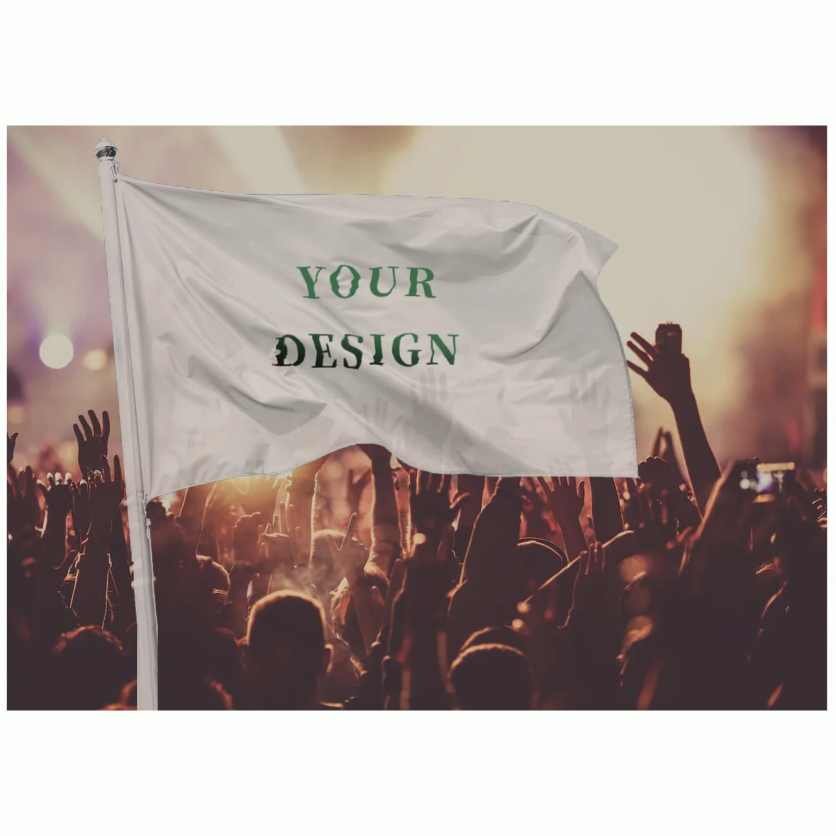 Музыкальный фестиваль ЭДМ пользовательские флаги для уличной атмосферы рейвера ремиксы популярные модные события вечеринки клубы