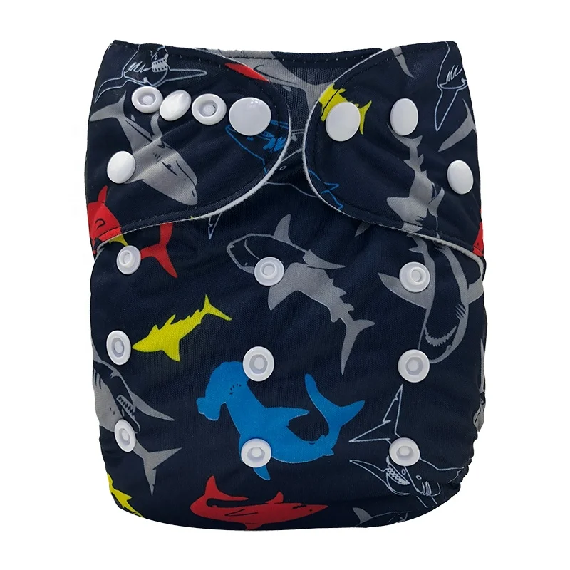 PUL waterproof Baby Reusable diaper Washable Cloth Diapers Nappy With Insert